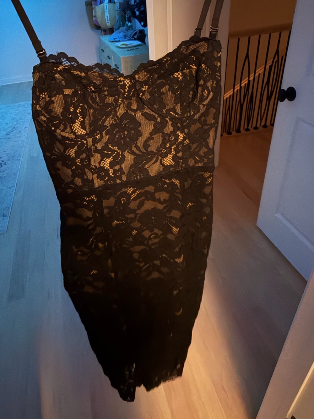Vici Sweet Lover Lace Midi Dress Black Small - Picture 7 of 9